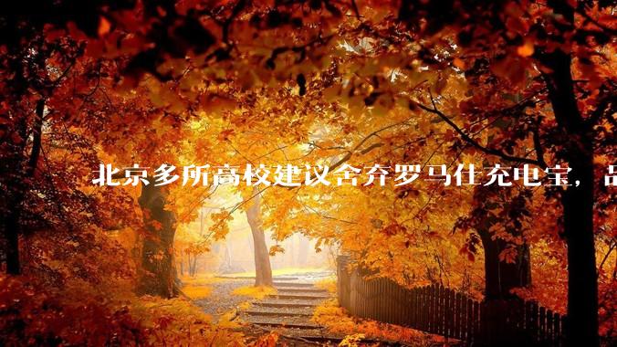 北京多所高校建议舍弃罗马仕充电宝，品牌方称正调查，罗马仕充电宝质量如何？如何排查所用充电宝是否安全？